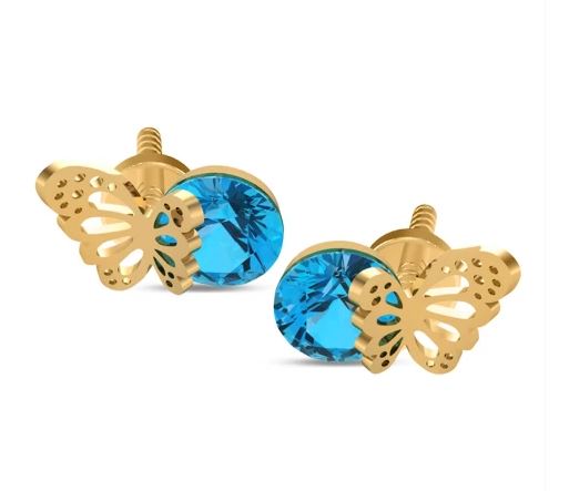 design of earrnings of gold