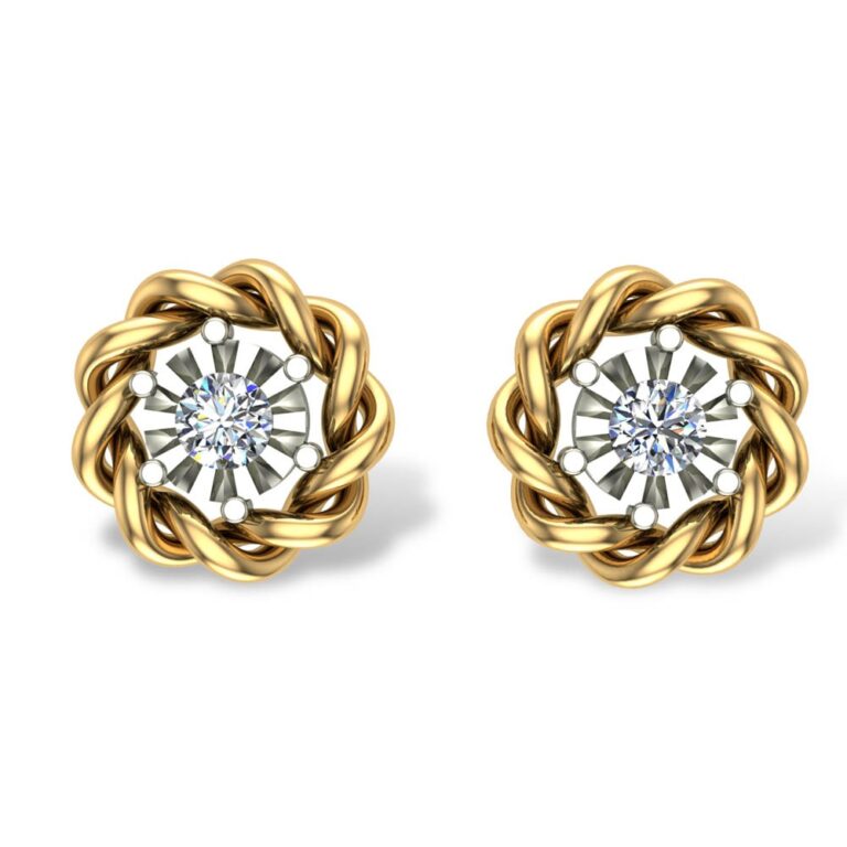 gold earrings studs
