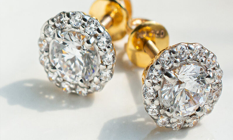 Diamond earrings for women