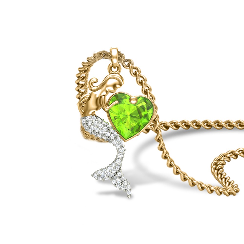 peridot pendant