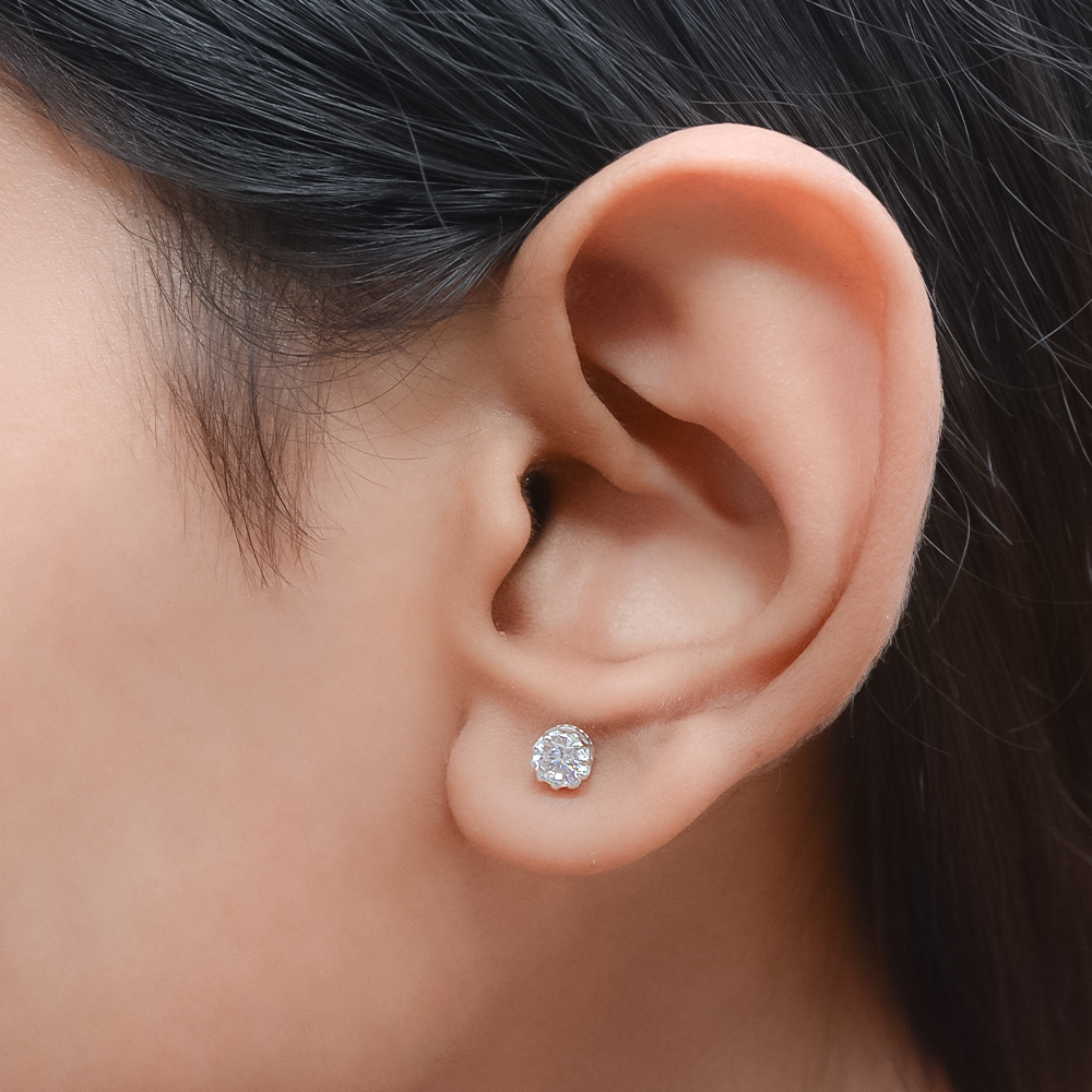 gold earrings for baby girls