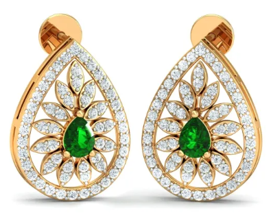 Silver earrings for girls