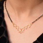 gold and diamond mangalsutra