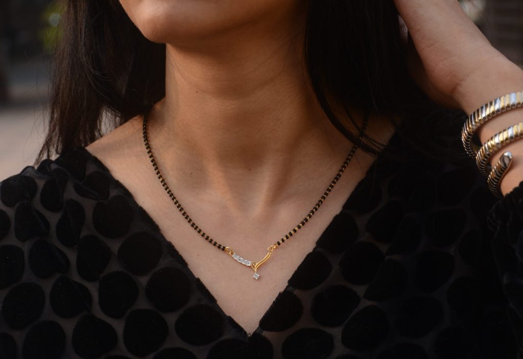 diamond mangalsutra