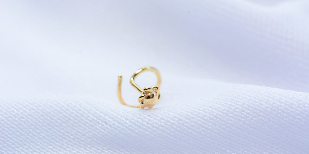 Shop Exquisite Gold Nose Ring Designs for Women at AJS - Order Online Now!
