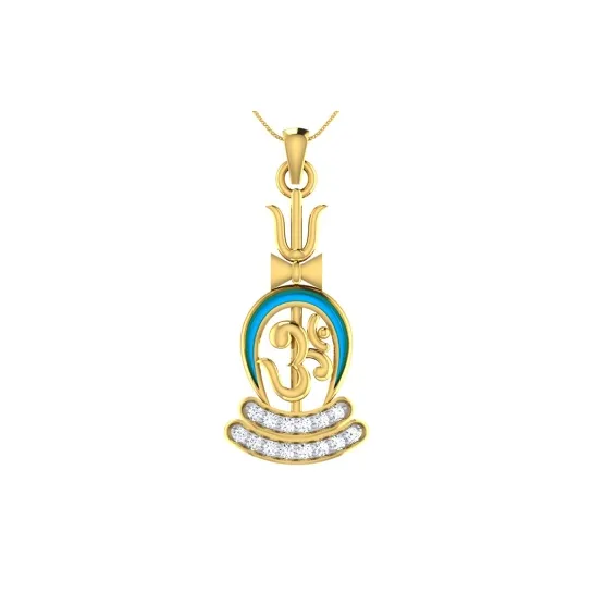 spriptual diamond pendant