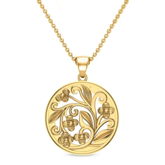 Ann gold pendant