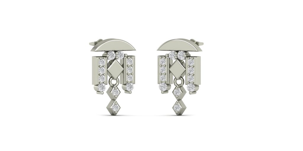 silver earrings design
