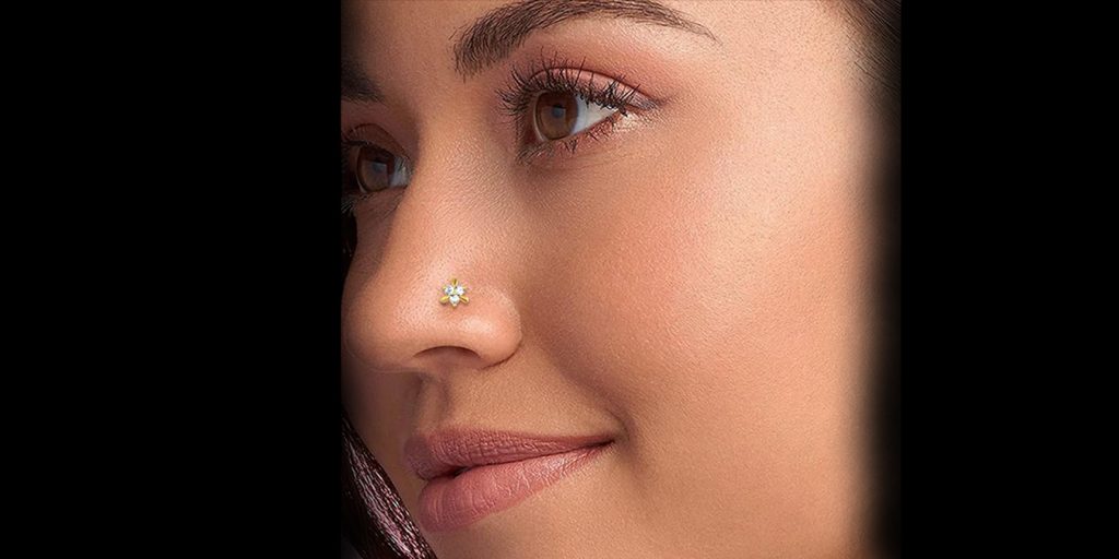 Buy Fashionable Indian Nose ring without piercing pin for Women and Girl  Nose Pin Stud Ring Gift for her Indian fashion jewelry Combo Pack of 5 Pcs  at Amazon.in