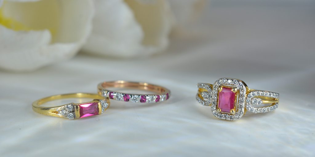 Buy Pink Rings for Women by Designs & You Online