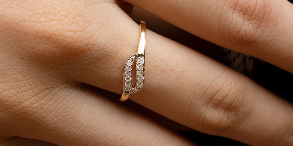 Wedding Rings Sets For Men And Women 3pcs Unique Designer Hammered 24k Gold  Plated Jewelry cz Diamond Couples Engagement Ring - AliExpress
