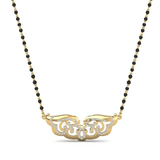 diamond mangalsutra