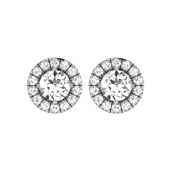 silver earrings
