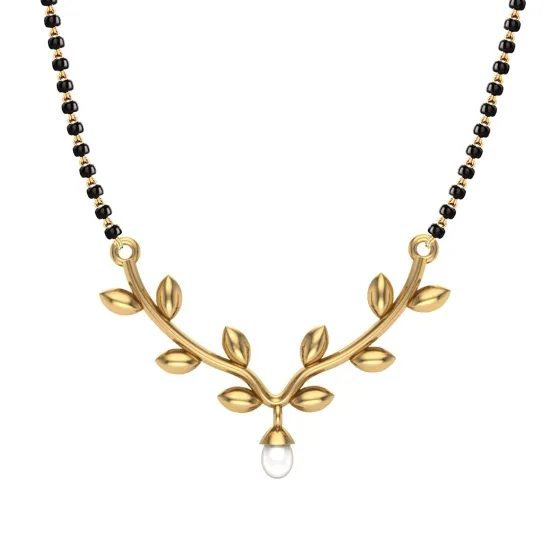 Leaf style mangalsutra