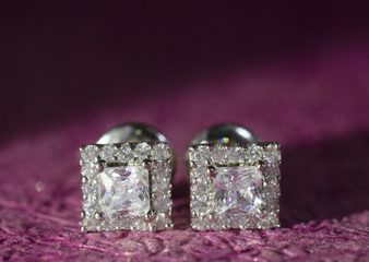 silver with diamond