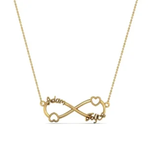 gold name pendent