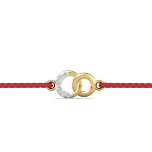 riya diamond pendant rakhi