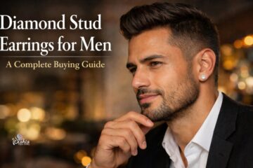 Diamond stud earring for men