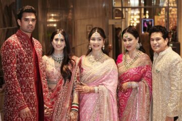 Pics - Arjun Tendulkar and Saaniya Chandhok wedding