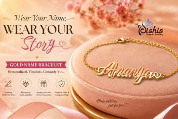 gold name bracelet