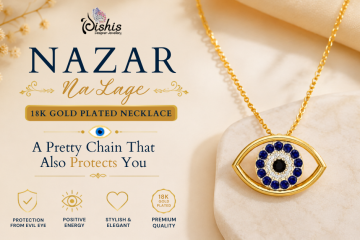 Nazar Na Lage 18K Gold Plated Necklace: A Pretty Chain That Also Protects You