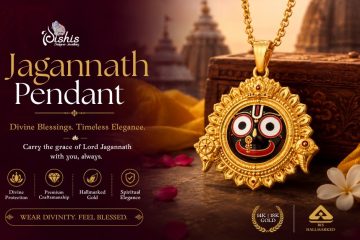 Gold Jagannath Pendant