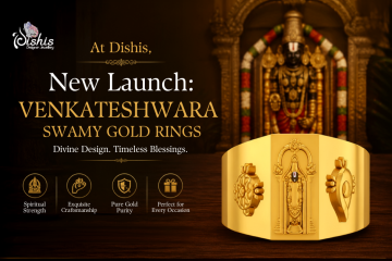 At Dishis, New Launch: Venkateshwara Swamy Gold Rings Design