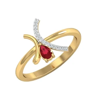 Elegant two-tone gold and diamond leaf pendant necklace for women on a white background.
