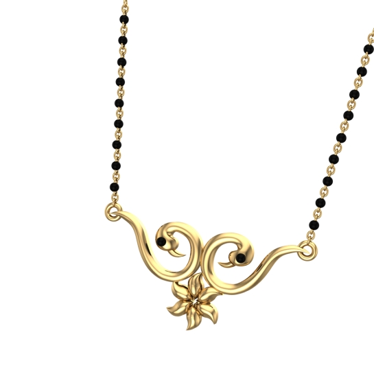 Ekta  Mangalsutra Designs in Gold