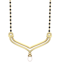 Heena Mangalsutra Designs in Gold