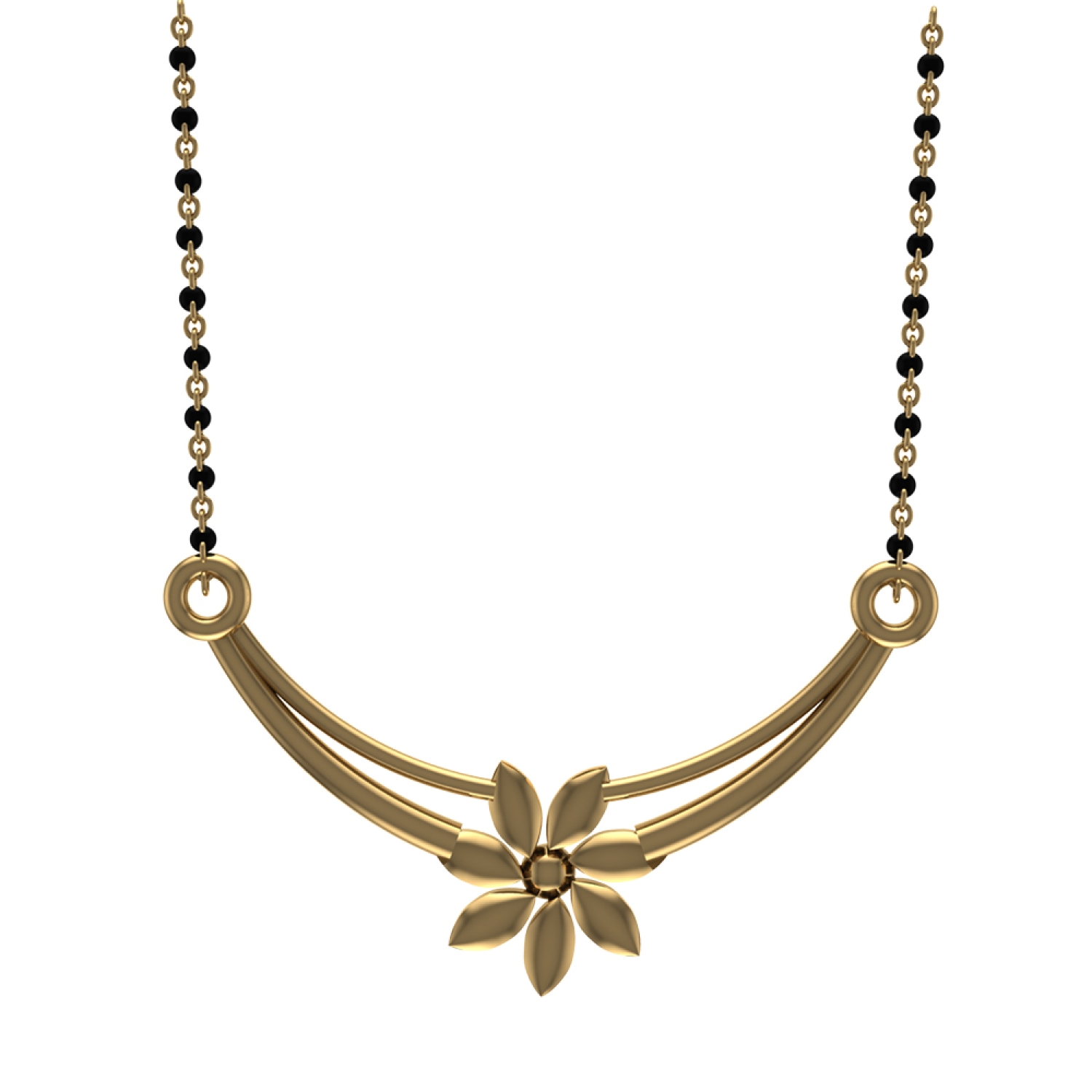 Simple gold mangalsutra online on sale