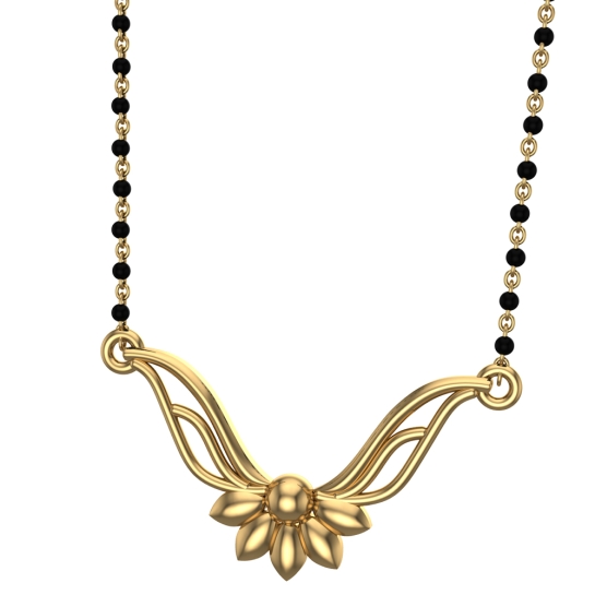 Kamya Yellow Gold Mangalsutra 