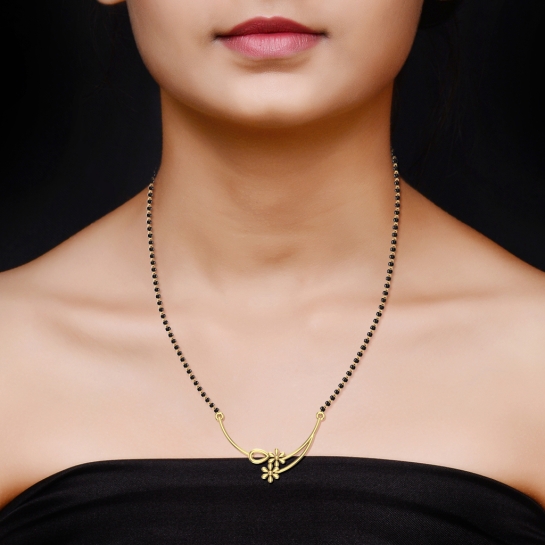 Mihika Yellow Gold Mangalsutra 