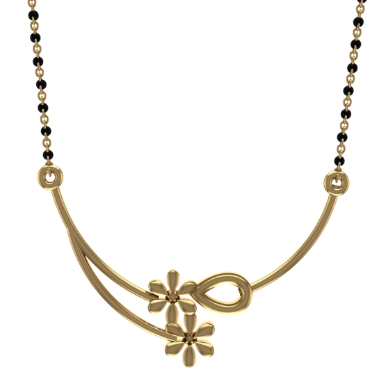 Mihika Yellow Gold Mangalsutra 