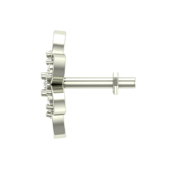 Balini White Gold Diamond Nosepin