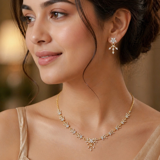 Starlight Bloom Necklace Set