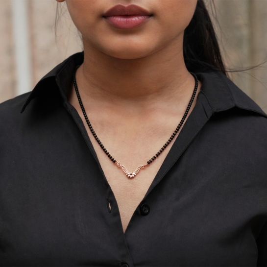 Kamya Yellow Gold Mangalsutra 
