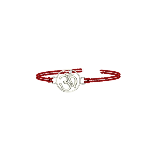 OM Diamond Rakhi Bracelet