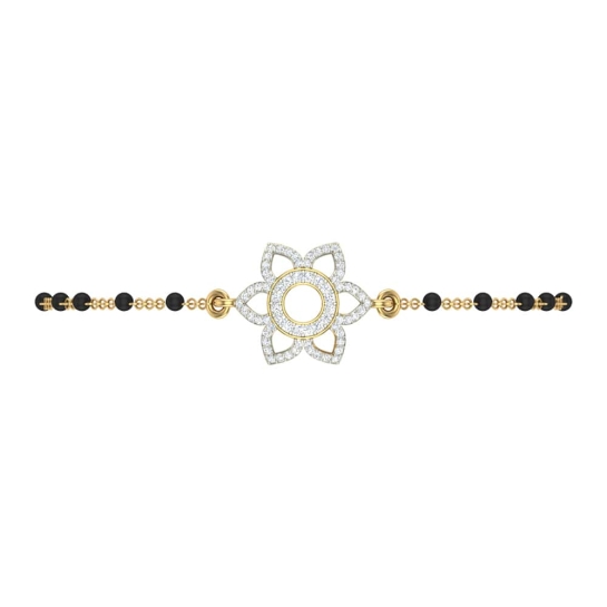 Krisha  Gold Diamond Bracelet