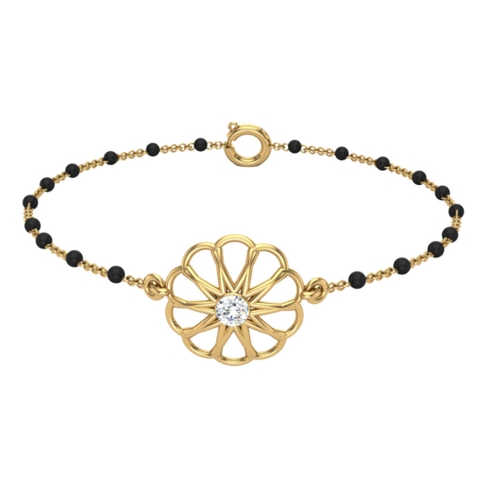 Lekha Yellow Gold Diamond Bracelet