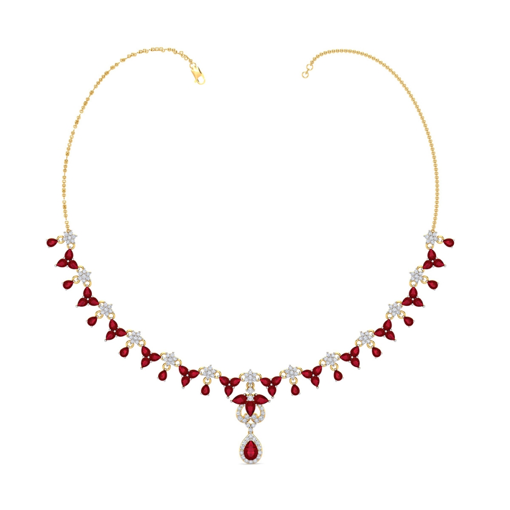 Ruby Royale Necklace Set