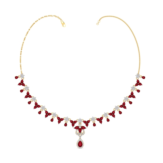 Ruby Royale Necklace Set