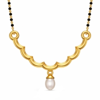 Falguni Yellow Gold Mangalsutra Designs 