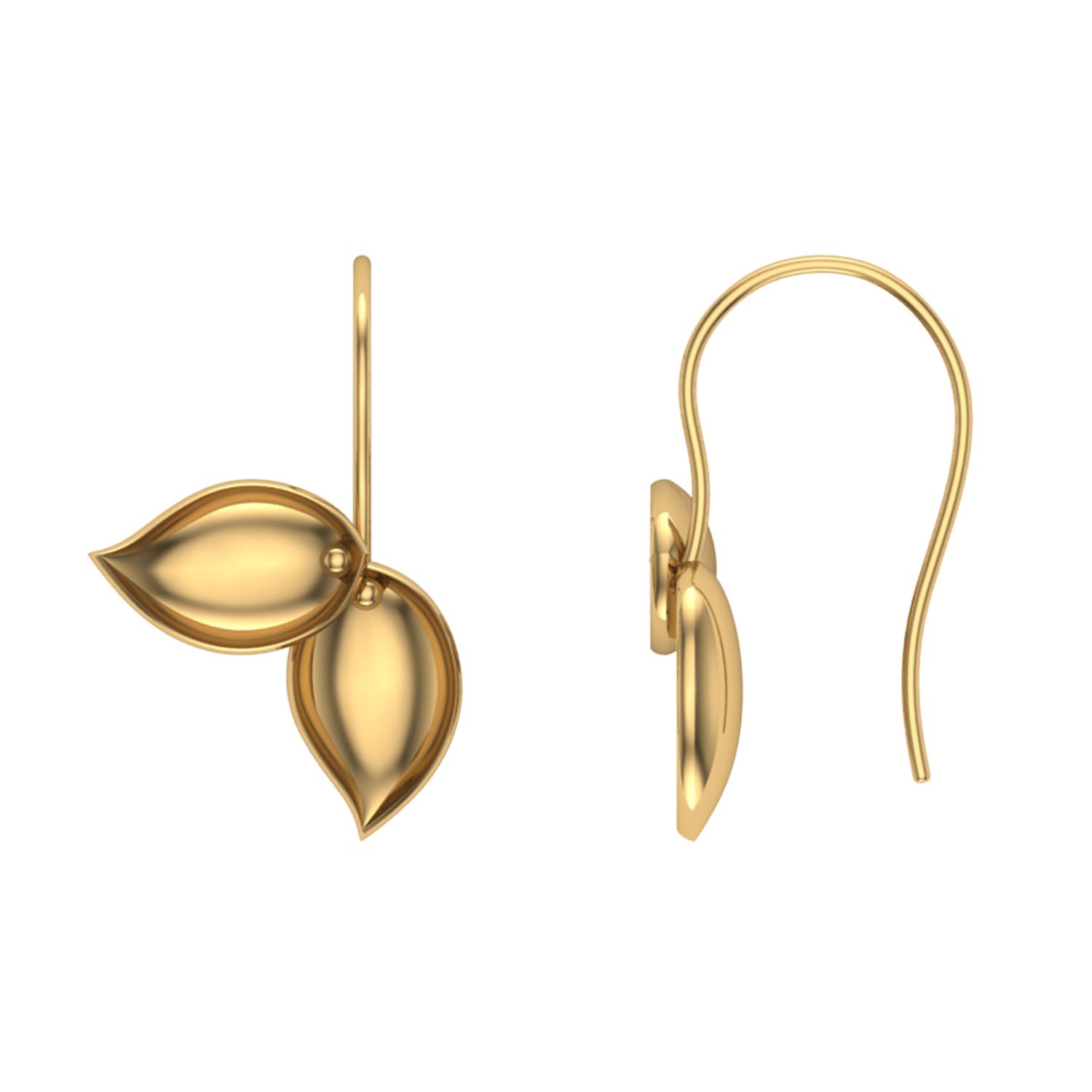 Gold Earrings Designs For Daily Use 2024 | favors.com