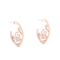 Aastha Gold Earrings Design for daily use