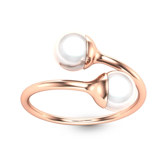 Pearl vintage engagement ring, Vintage ring set unique pearl ring, Pearl  engagement ring, 14k gold pearl ring, Freshwater pearl ring | Benati