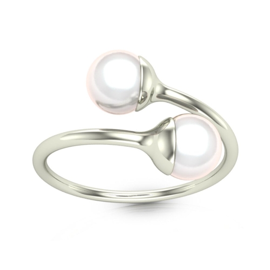 Aanya White Gold Ring