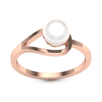 Vasudeva pearl gold ring