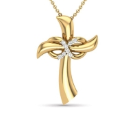 Amara Jesus  Diamond Pendant