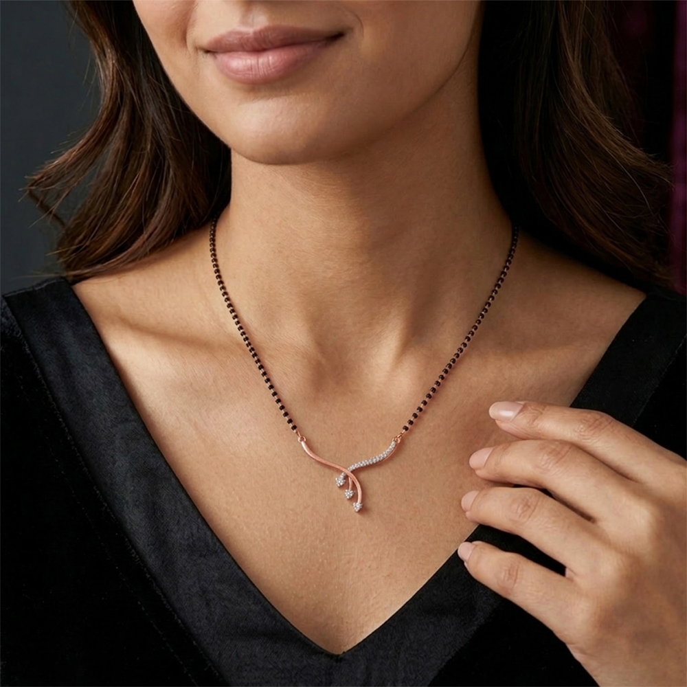 Akosia Diamond Mangalsutra